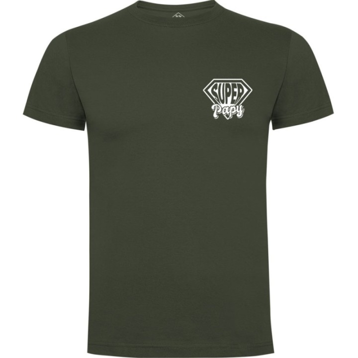 Tip Top Tshirt - T-shirt Homme Super Papy - Made in France
