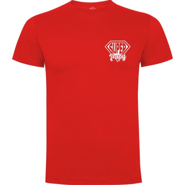 Tip Top Tshirt - T-shirt Homme Super Papy - Made in France