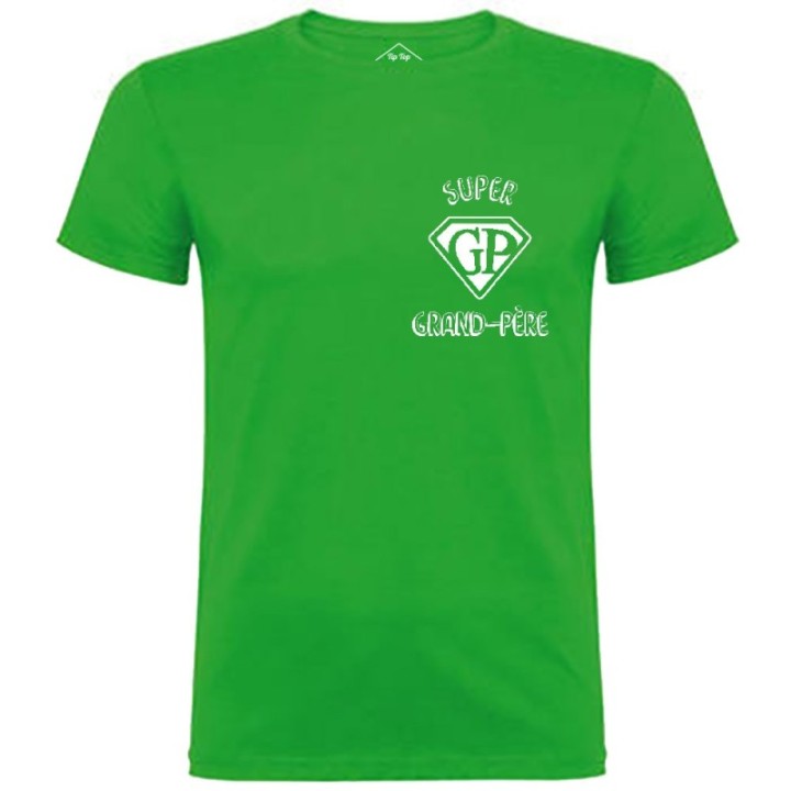 Tip Top Tshirt - T-shirt Homme Super grand-père - Made in France