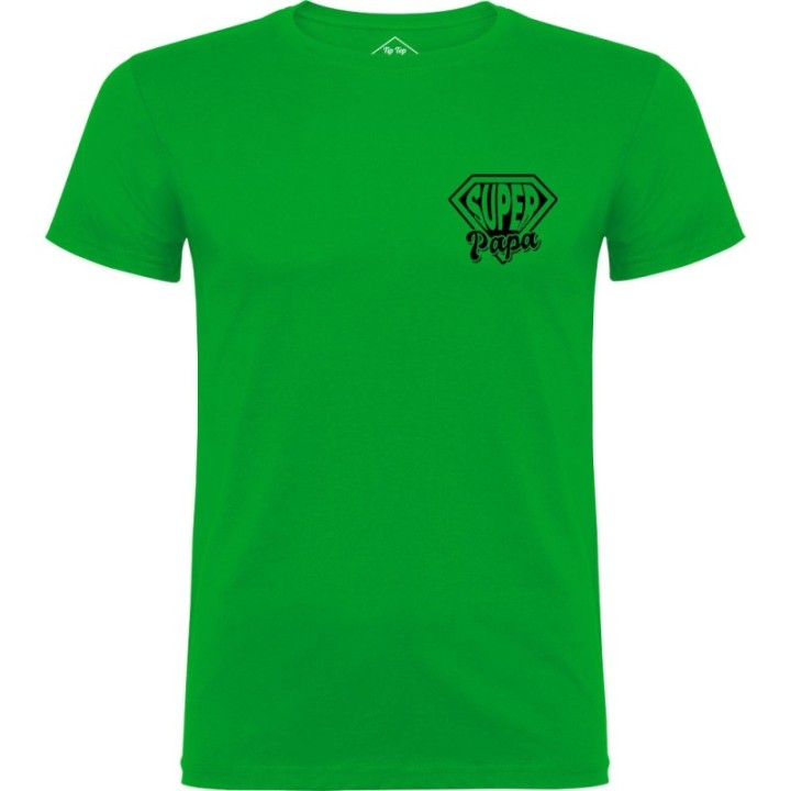 Tip Top Tshirt - T-shirt Homme Super Papa - Made in France