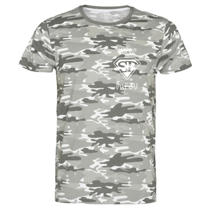 Tip Top Tshirt - T-shirt Homme Super Papou - Made in France
