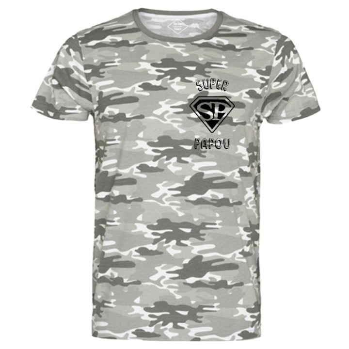 Tip Top Tshirt - T-shirt Homme Super Papou - Made in France