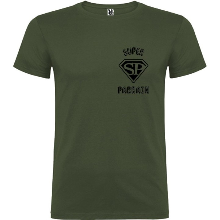 Tip Top Tshirt - T-shirt Homme Super Parrain - Made in France