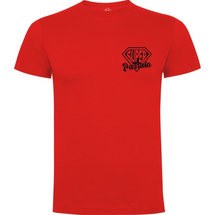 Tip Top Tshirt - T-shirt Homme Super Parrain - Made in France