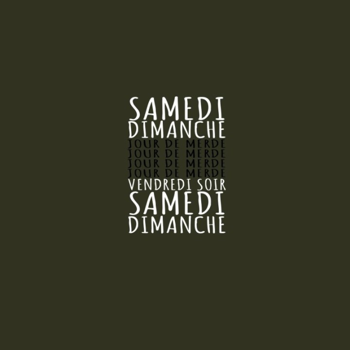 Tip Top Tshirt - T-shirt Homme Jours de merde - Made in France