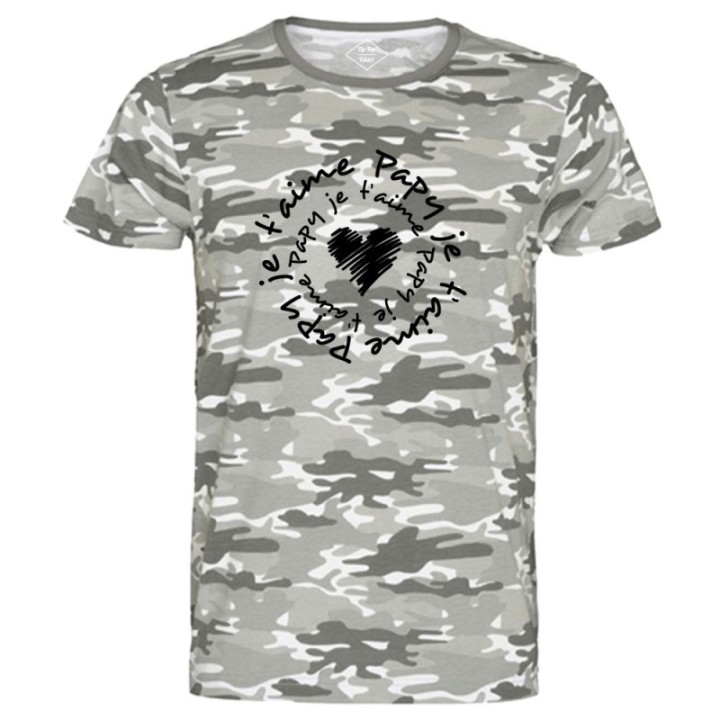 Tip Top Tshirt - T-shirt Homme Papy je t'aime - Made in France