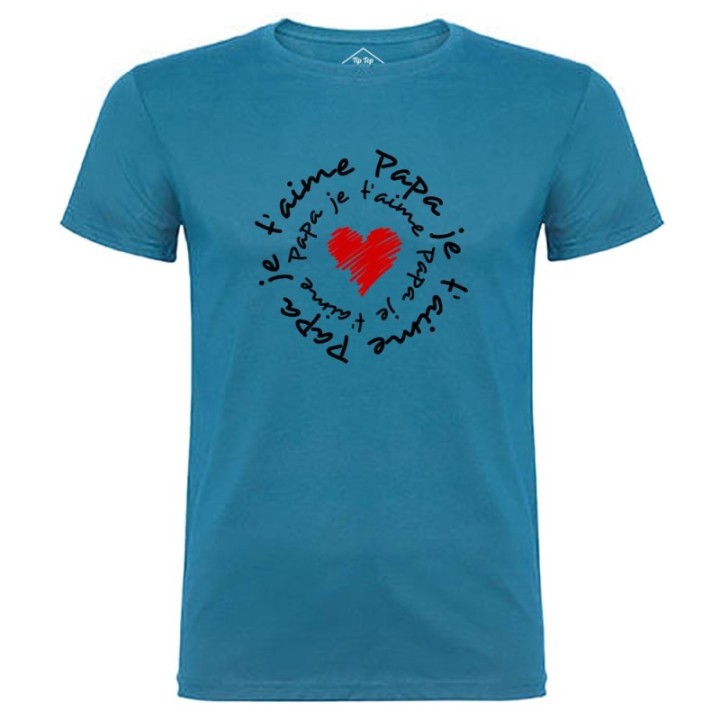 Tip Top Tshirt - T-shirt Homme Papa je t'aime - Made in France