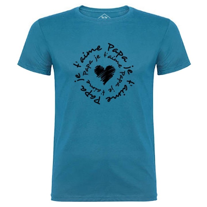 Tip Top Tshirt - T-shirt Homme Papa je t'aime - Made in France