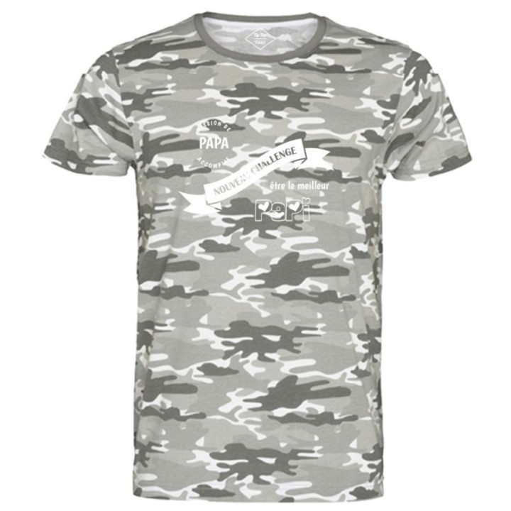 Tip Top Tshirt - T-shirt Homme Nouveau challenge : Meilleur Papi - Made in France