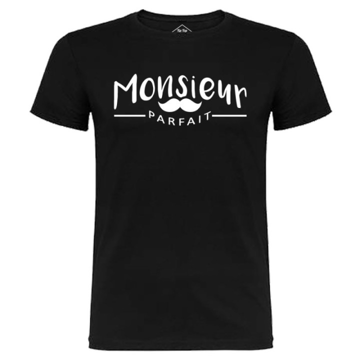 Tip Top Tshirt - T-shirt Homme Monsieur parfait - Made in France