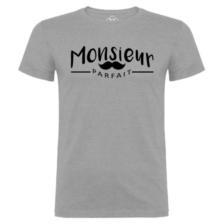 Tip Top Tshirt - T-shirt Homme Monsieur parfait - Made in France