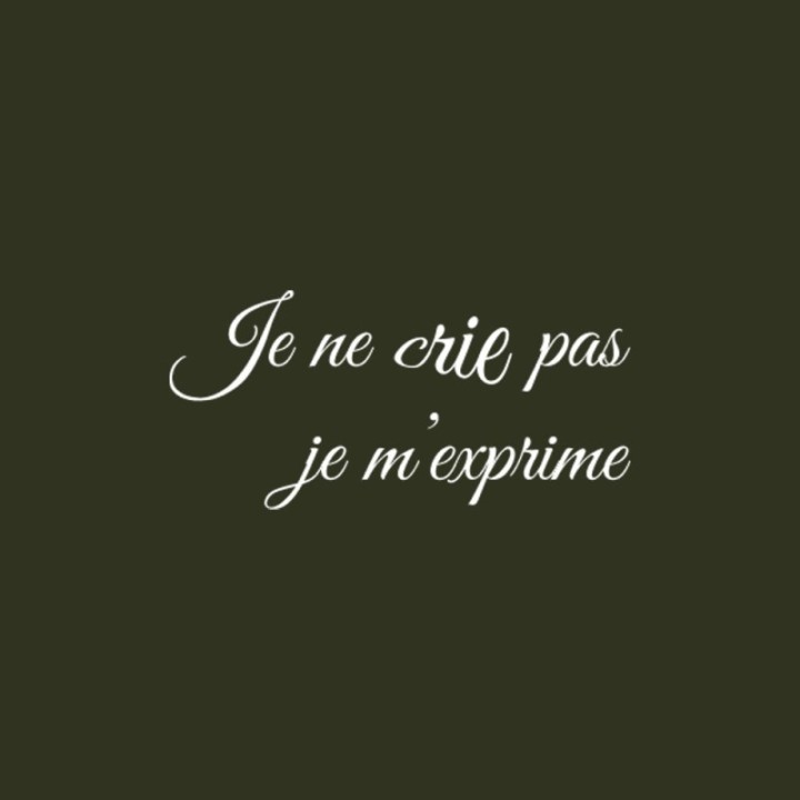 Tip Top Tshirt - T-shirt Homme Je ne crie pas, je m'exprime - Made in France