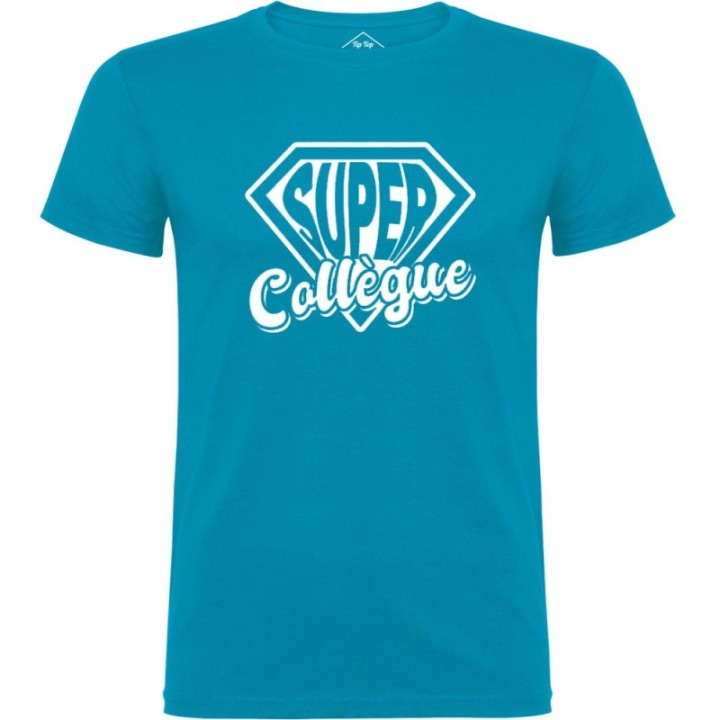 Tip Top Tshirt - T-shirt Homme Super collègue - Made in France
