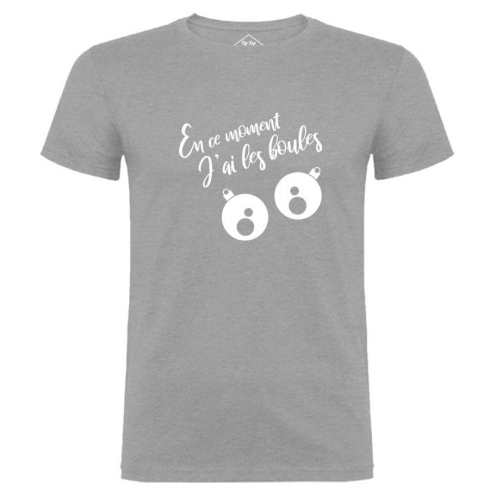 Tip Top Tshirt - T-shirt Homme J'ai les boules - Made in France