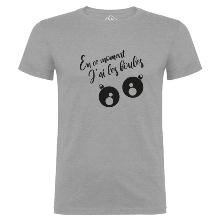 Tip Top Tshirt - T-shirt Homme J'ai les boules - Made in France