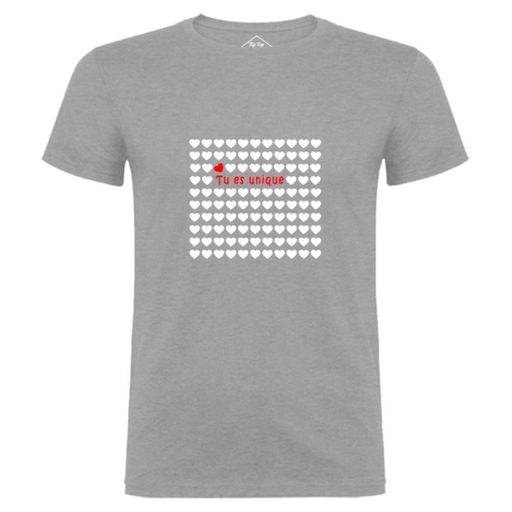 Tip Top Tshirt - T-shirt Homme Tu es unique - Made in France