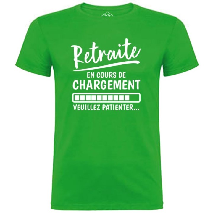 Tip Top Tshirt - T-shirt Homme Retraite en cours de chargement - Made in France
