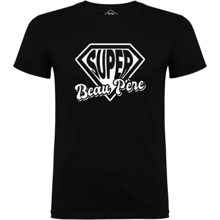 Tip Top Tshirt - T-shirt Homme Super beau-père - Made in France
