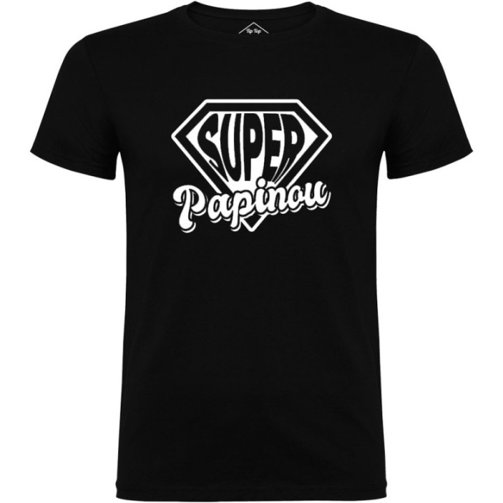Tip Top Tshirt - T-shirt Homme Super Papinou - Made in France