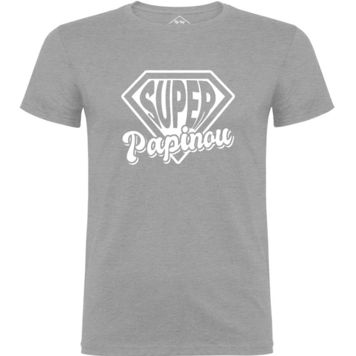 Tip Top Tshirt - T-shirt Homme Super Papinou - Made in France