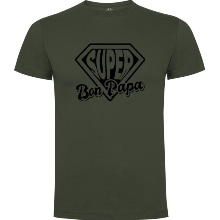 Tip Top Tshirt - T-shirt Homme Super Bon Papa - Made in France