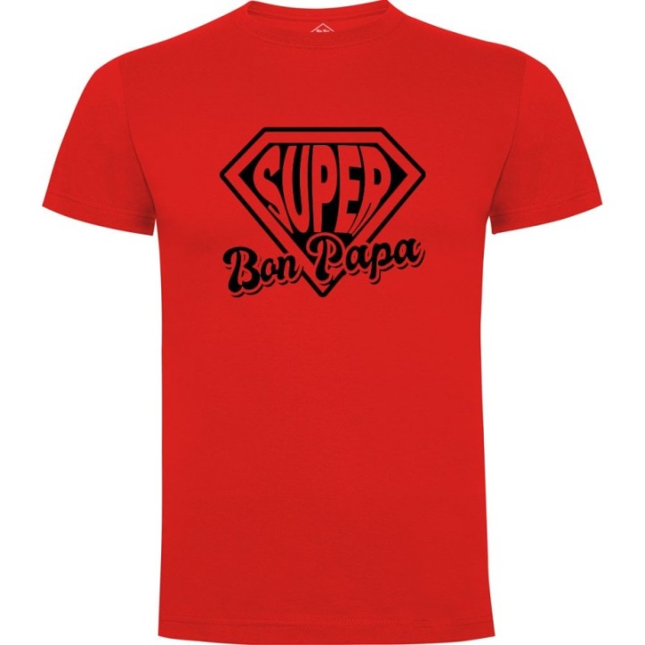 Tip Top Tshirt - T-shirt Homme Super Bon Papa - Made in France