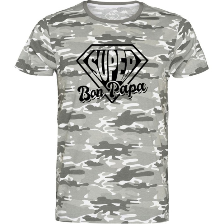 Tip Top Tshirt - T-shirt Homme Super Bon Papa - Made in France