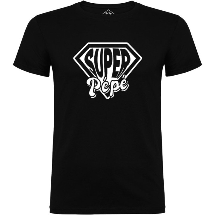 Tip Top Tshirt - T-shirt Homme Super Pépé - Made in France