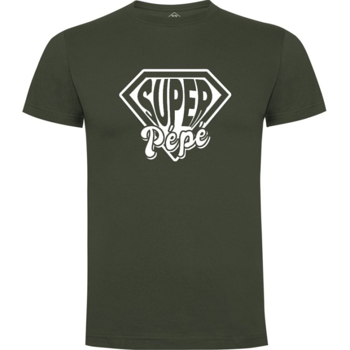 Tip Top Tshirt - T-shirt Homme Super Pépé - Made in France