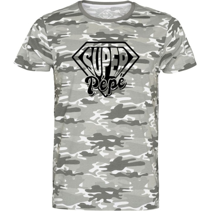 Tip Top Tshirt - T-shirt Homme Super Pépé - Made in France