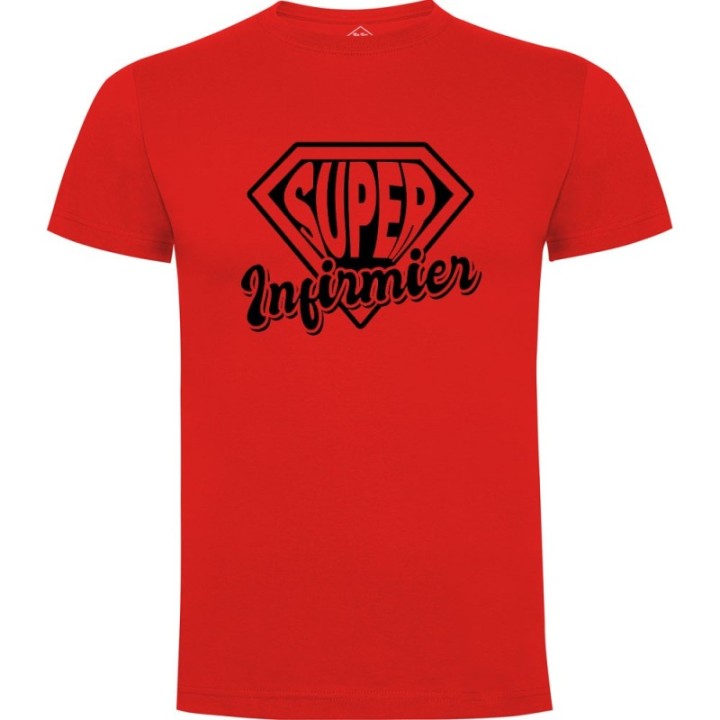 Tip Top Tshirt - T-shirt Homme Super Infirmier - Made in France