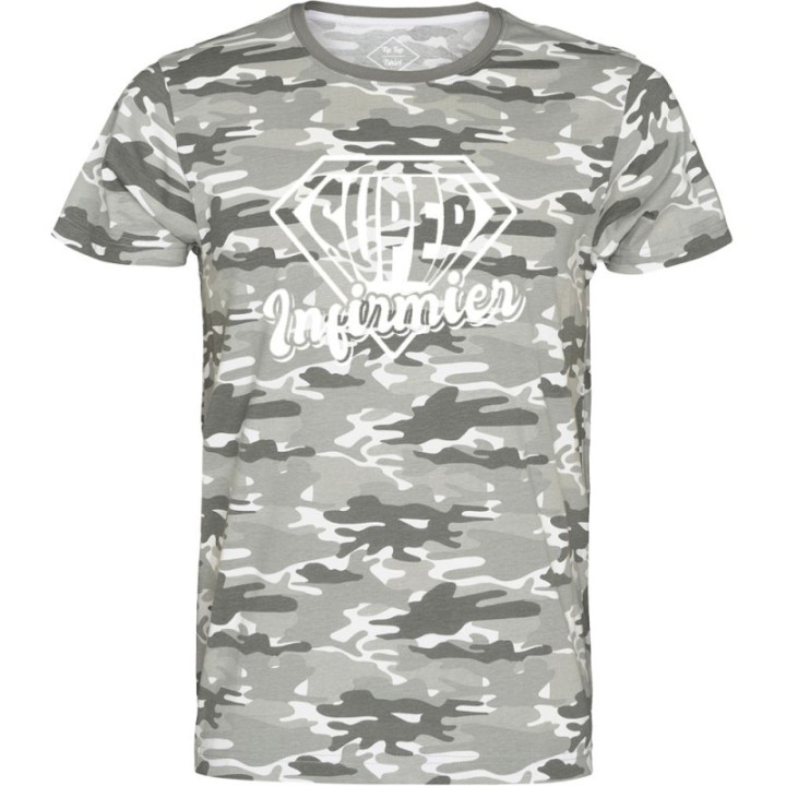 Tip Top Tshirt - T-shirt Homme Super Infirmier - Made in France