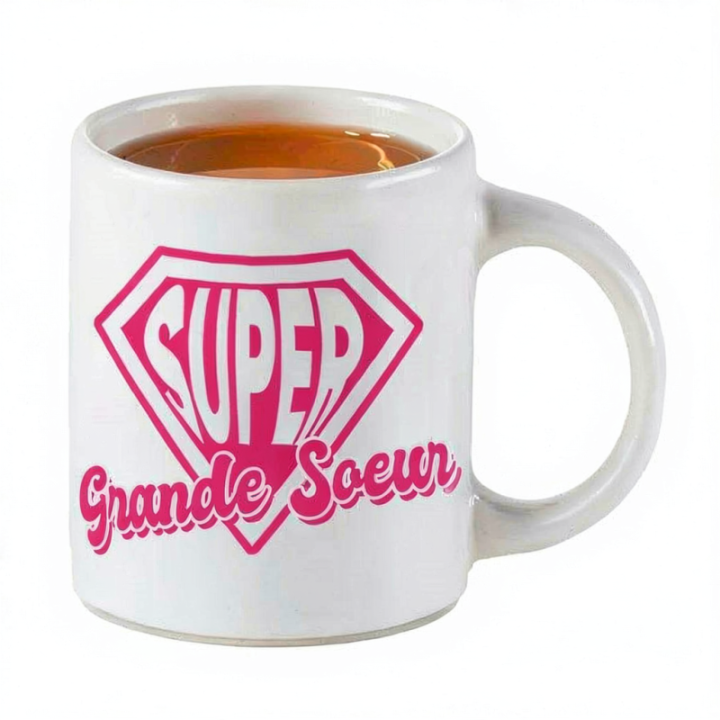 Tip Top Tshirt - Mug Super Grande soeur - Made in France