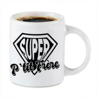 Tip Top Tshirt - Mug Super P'tit frère - Made in France