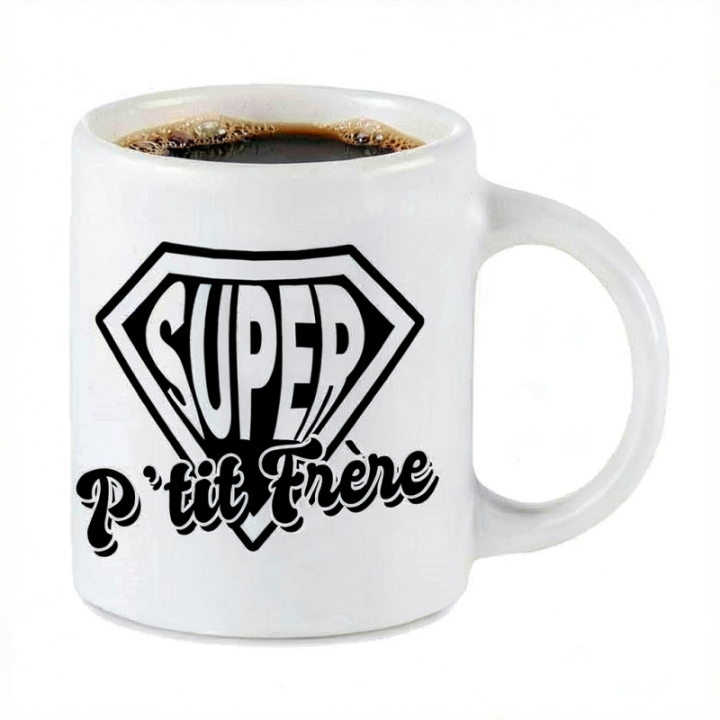 Tip Top Tshirt - Mug Super P'tit frère - Made in France