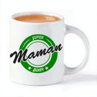 Tip Top Tshirt - Mug Super Maman biker - Made in France