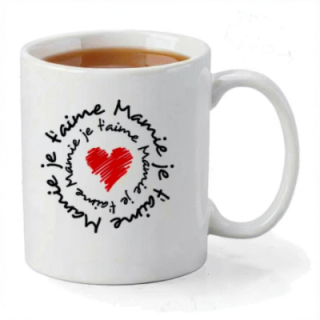 Tip Top Tshirt - Mug Mamie je t'aime - Made in France
