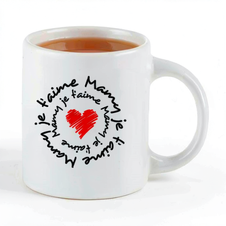 Tip Top Tshirt - Mug Mamy je t'aime - Made in France