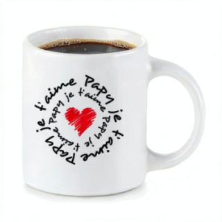 Tip Top Tshirt - Mug Papy je t'aime - Made in France