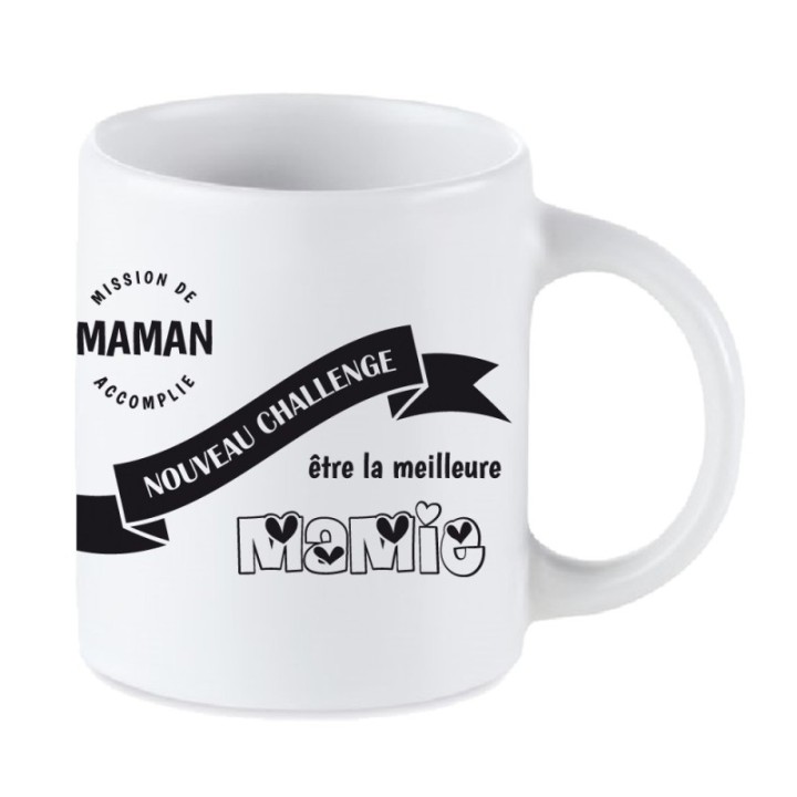 Tip Top Tshirt - Mug Nouveau challenge : Meilleure Mamie - Made in France