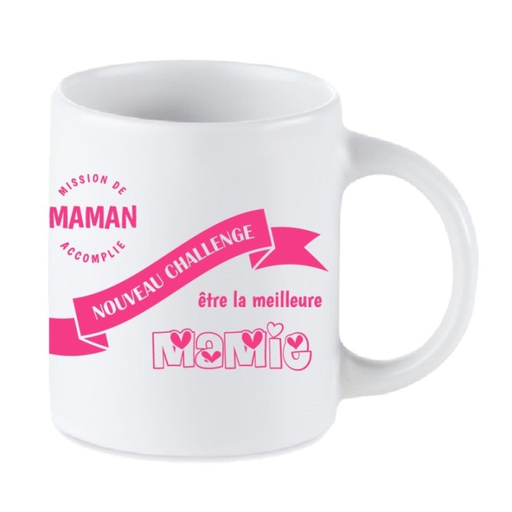 Tip Top Tshirt - Mug Nouveau challenge : Meilleure Mamie - Made in France