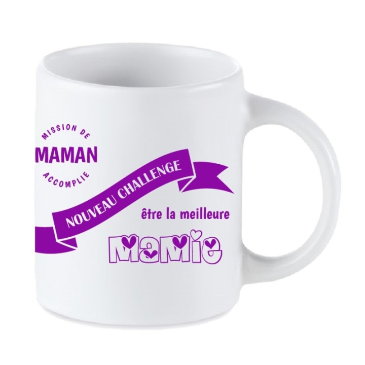 Tip Top Tshirt - Mug Nouveau challenge : Meilleure Mamie - Made in France