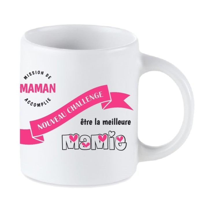 Tip Top Tshirt - Mug Nouveau challenge : Meilleure Mamie - Made in France
