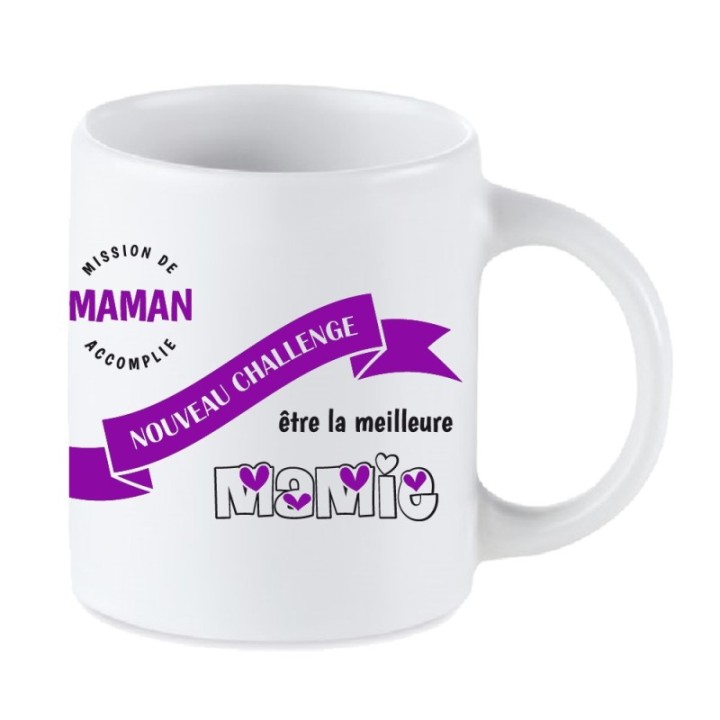 Tip Top Tshirt - Mug Nouveau challenge : Meilleure Mamie - Made in France