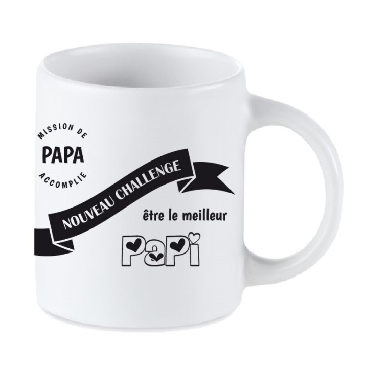 Tip Top Tshirt - Mug Nouveau challenge : Meilleur Papi - Made in France