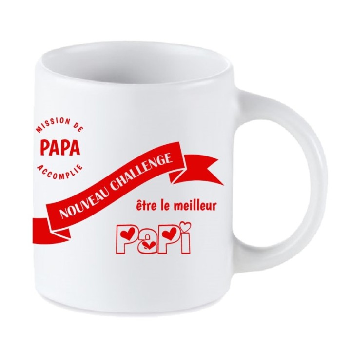 Tip Top Tshirt - Mug Nouveau challenge : Meilleur Papi - Made in France