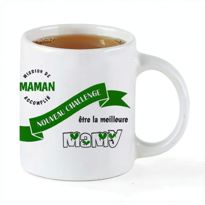 Tip Top Tshirt - Mug Nouveau challenge : Meilleure Mamy - Made in France