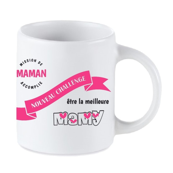 Tip Top Tshirt - Mug Nouveau challenge : Meilleure Mamy - Made in France