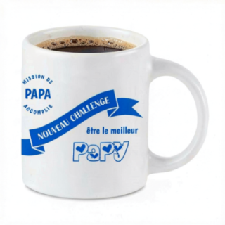 Tip Top Tshirt - Mug Nouveau challenge : Meilleur Papy - Made in France