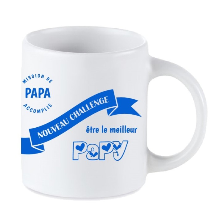 Tip Top Tshirt - Mug Nouveau challenge : Meilleur Papy - Made in France